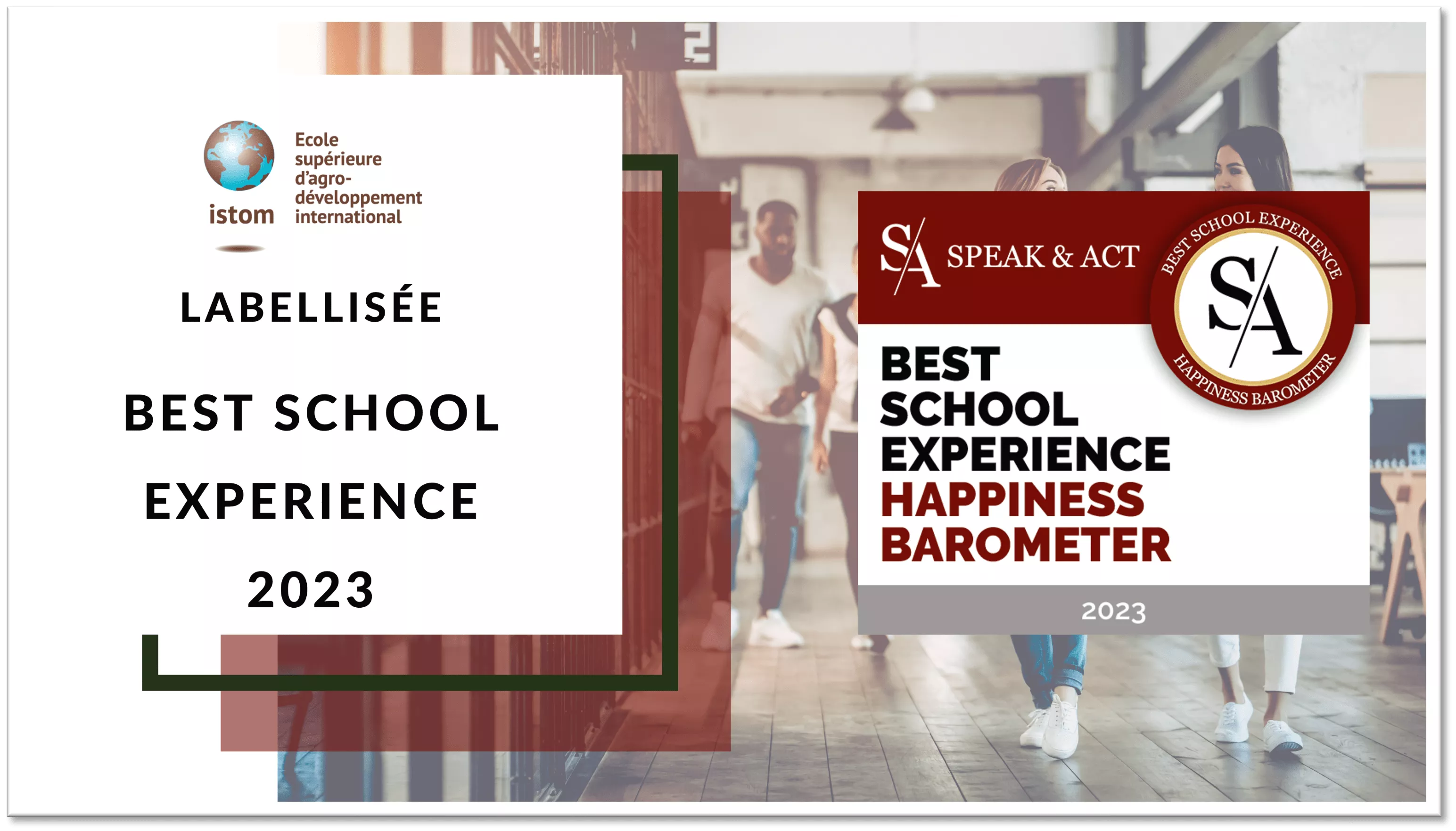 ISTOM labellisé Best School Experience 2023